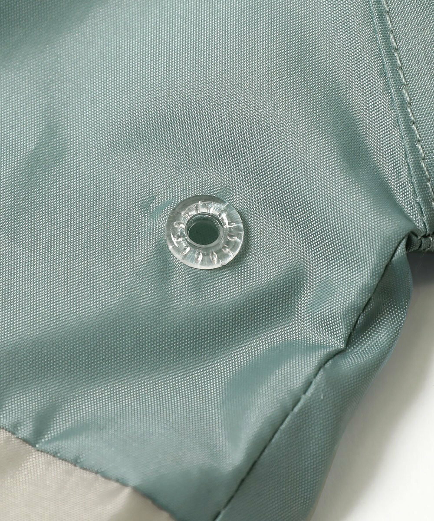 ランドセル対応 袖丈を調整できる バイカラーレインコート(リフレクター付き)